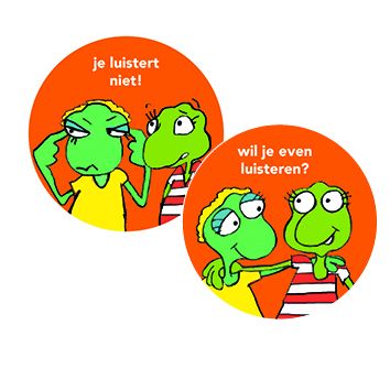 Kikkerkampioen, leren omgaan met teleurstellingen.