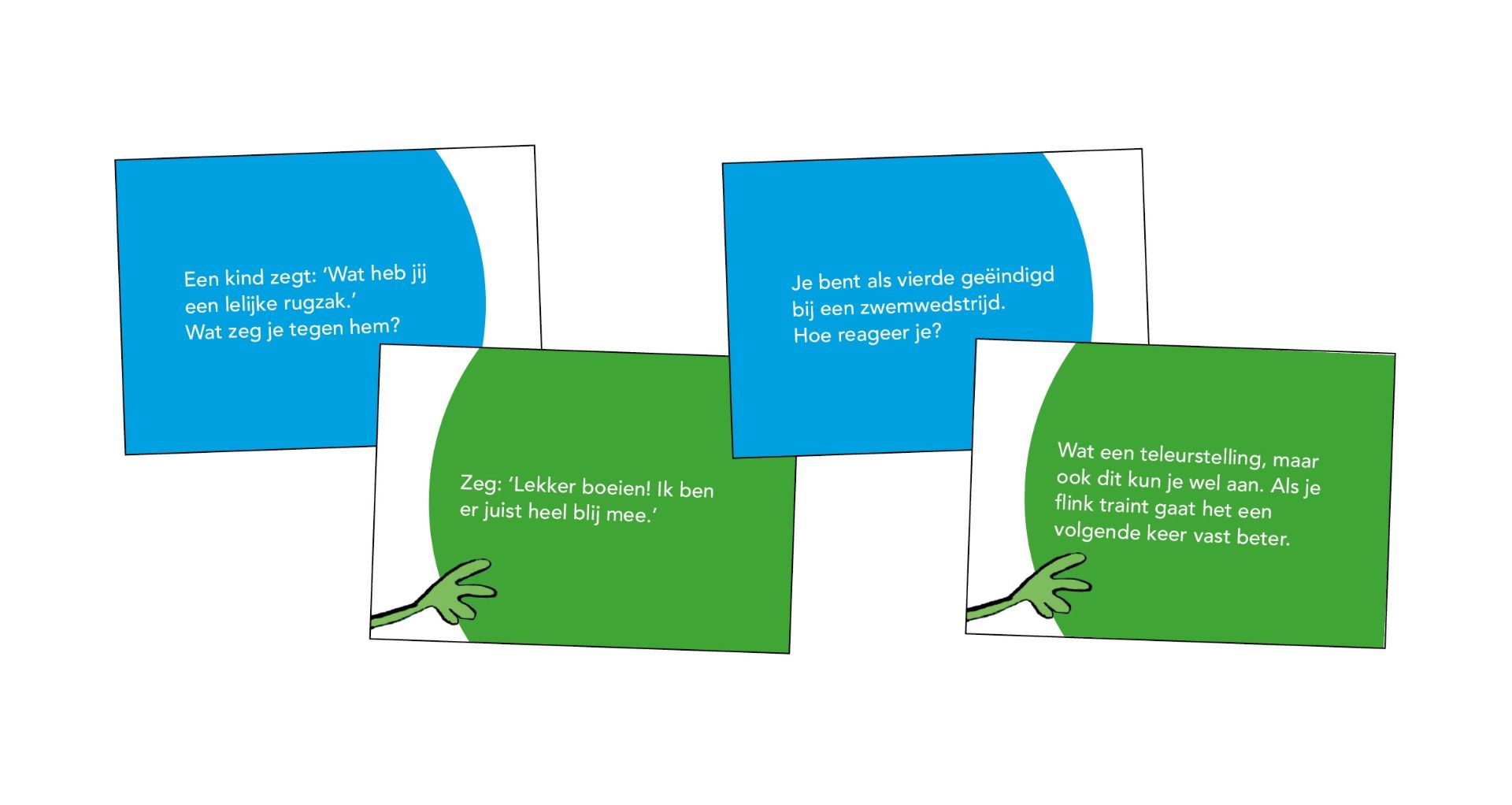 Kikkerkampioen, leren omgaan met teleurstellingen.